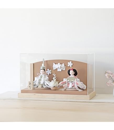 Amazon | ひな祭り 雛人形 ガラスケース 日本人形 京宴 童春作 伝統